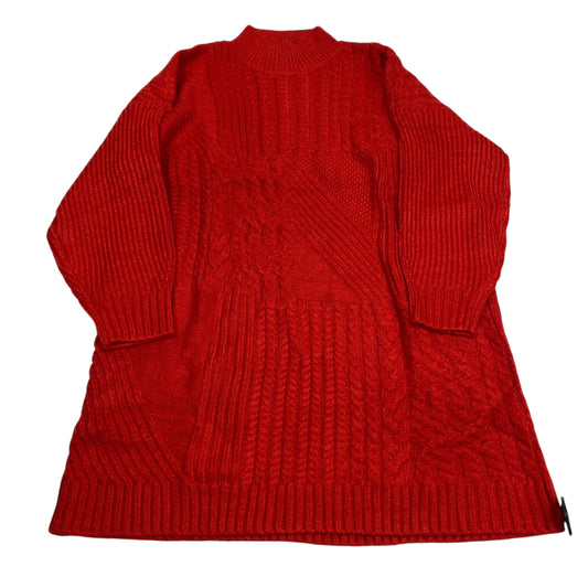 Dress Sweater By Old Navy In Red, Size:Xxl