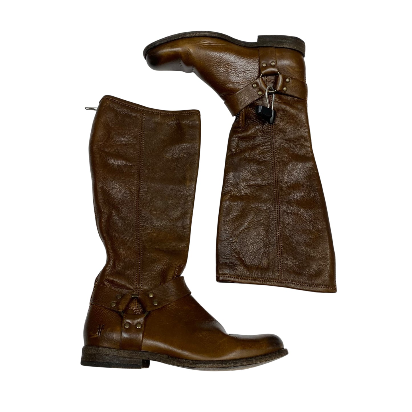 Boots Designer By Frye In Brown, Size:8.5