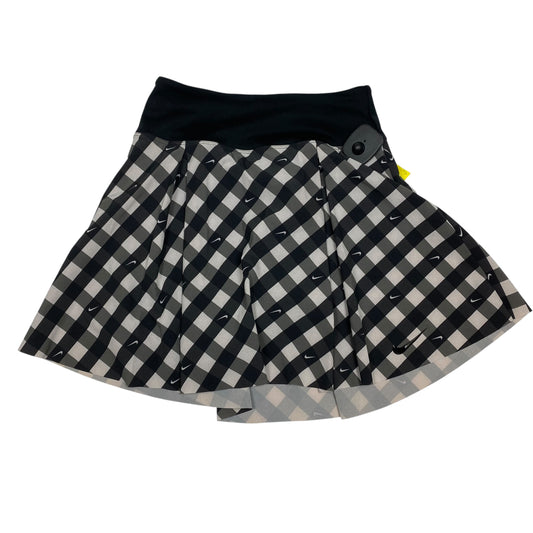 Athletic Skort By Nike Apparel In Black & White, Size:Xs
