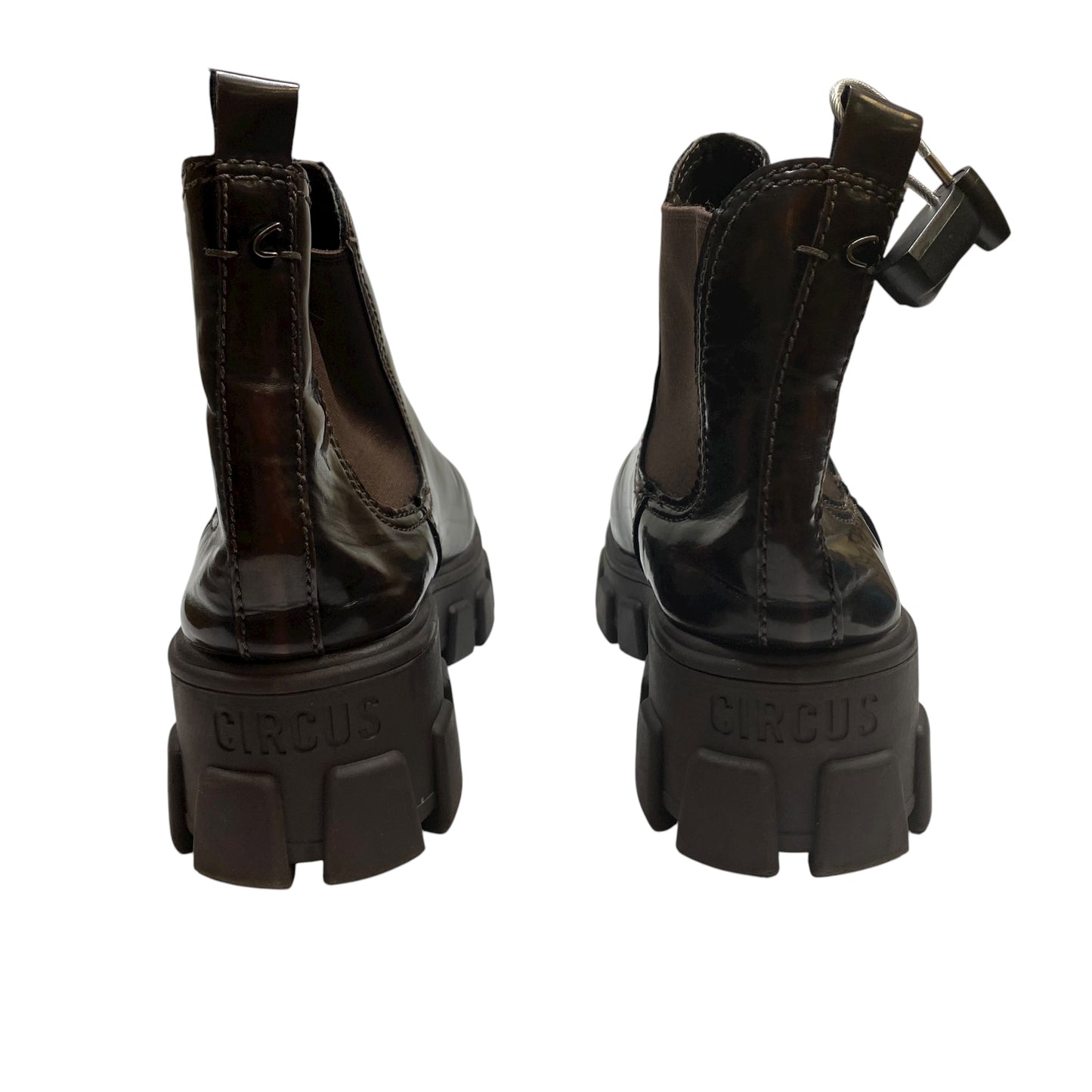 Boots Ankle Heels By Circus By Sam Edelman In Brown, Size:9.5