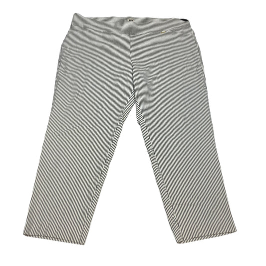 Pants Dress By Anne Klein In Blue & White, Size:3X
