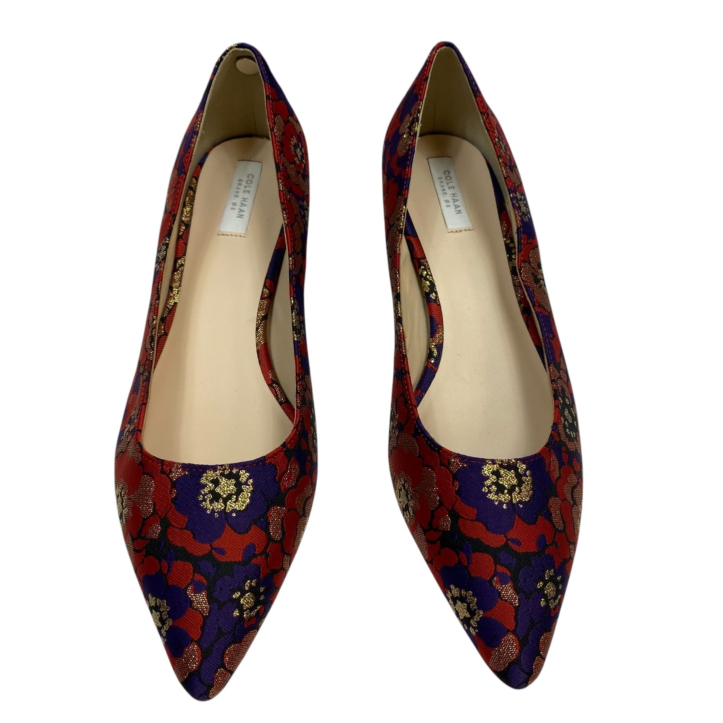 Shoes Designer By Cole-Haan In Purple & Red, Size:7.5