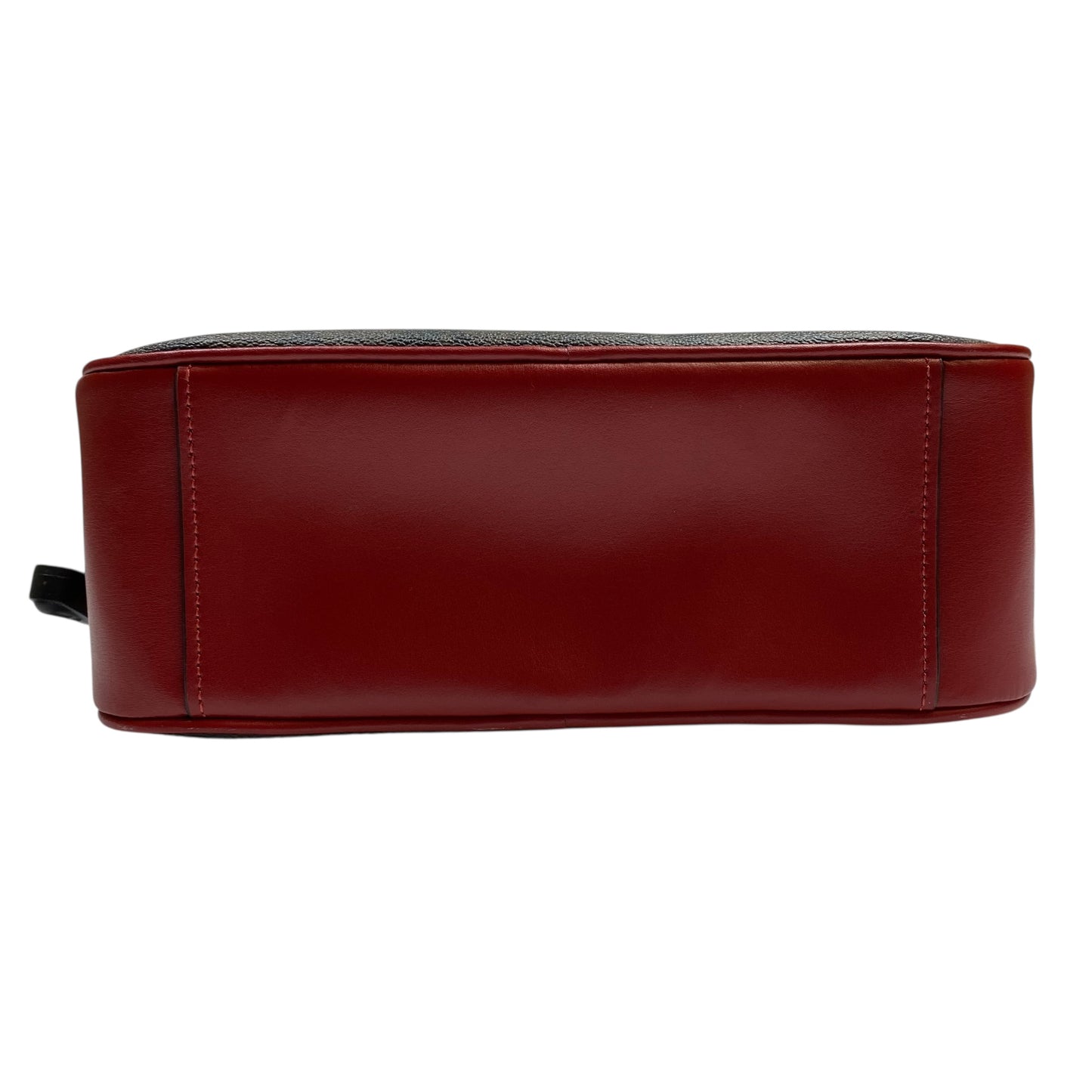 Crossbody Designer By Coach In Brown & Red, Size:Medium