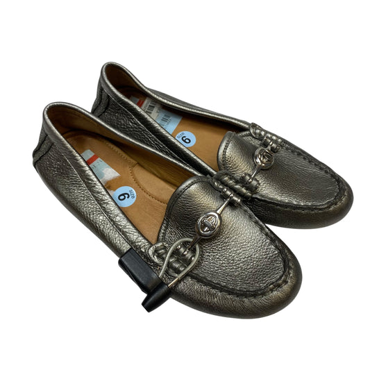 Shoes Designer By Coach In Silver, Size:6