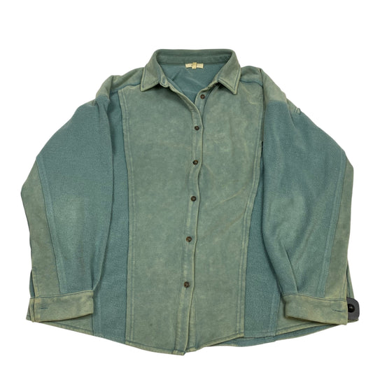 Top Ls By Easel In Green, Size:M