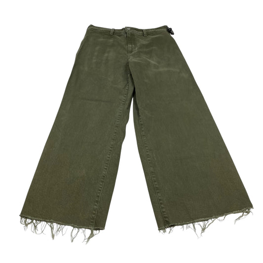 Jeans Wide Leg By Universal Thread In Green Denim, Size:10