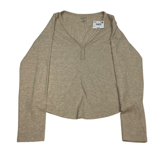 Top Ls Basic By American Eagle In Tan, Size:L