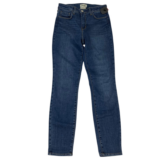Jeans Skinny By L Agence In Blue Denim, Size:2