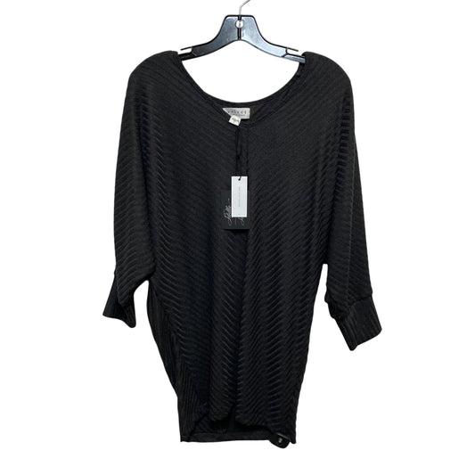 Top 3/4 Sleeve By Velvet By Graham & Spencer In Grey, Size:L