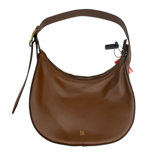 Handbag Leather By Banana Republic In Brown, Size:Medium