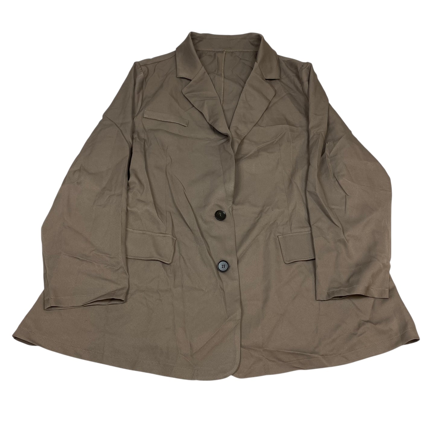 Blazer By Shein In Brown, Size:4X