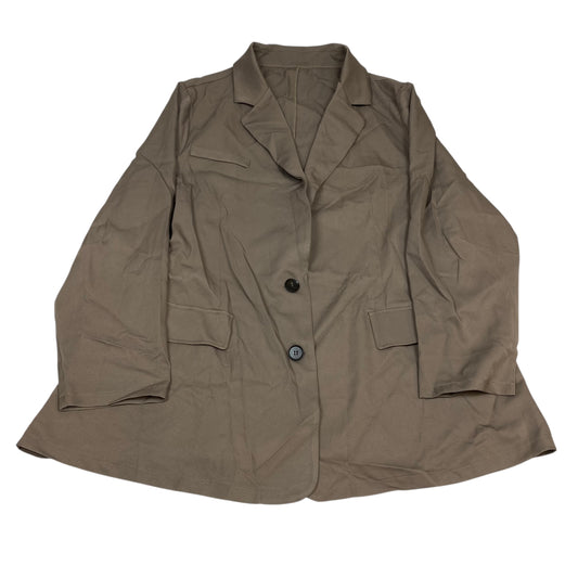 Blazer By Shein In Brown, Size:4X