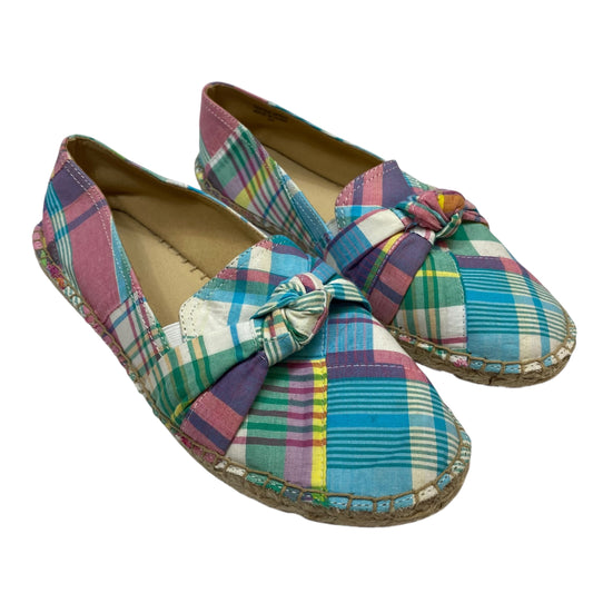 Shoes Flats By Talbots In Plaid Pattern, Size:8