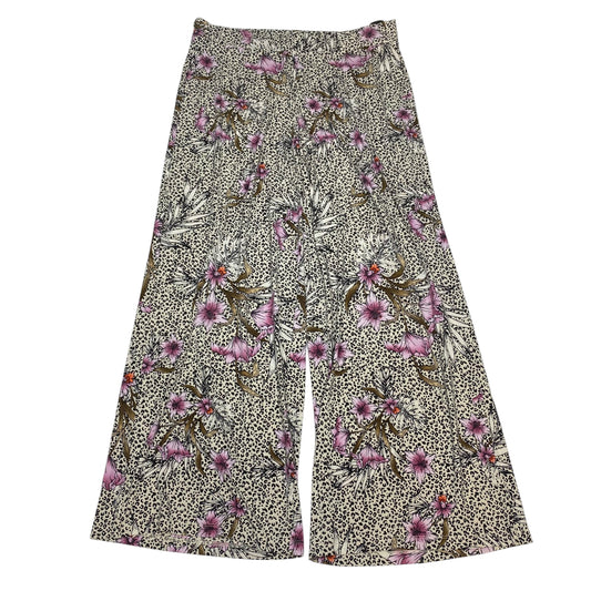 Pants Wide Leg By White House Black Market In Black & Cream, Size:L