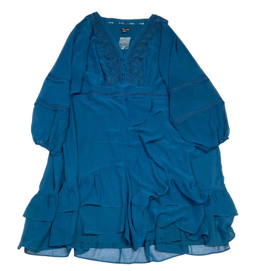 Dress Casual Short By City Chic In Blue, Size:Xxl