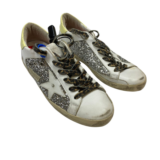 Shoes Luxury Designer By Golden Goose In Cream, Size:8