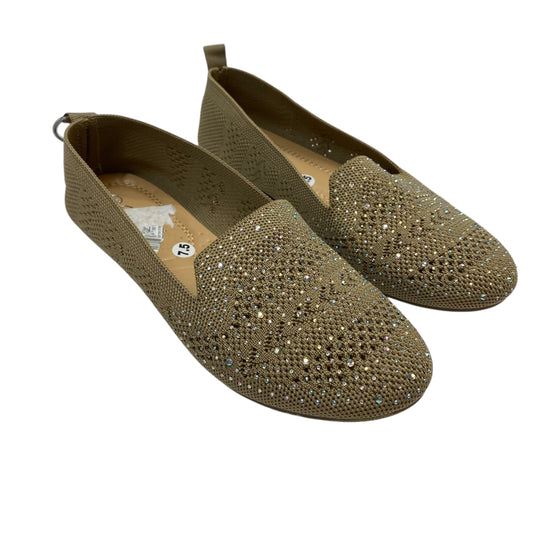 Shoes Flats By Forever In Tan, Size:7.5