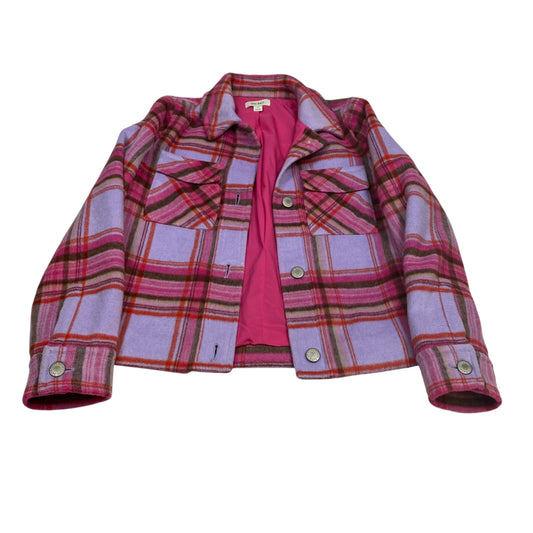 Jacket Shirt By On 34Th In Pink & Purple, Size:Xs