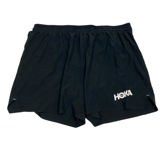Athletic Shorts By Hoka In Black, Size:L