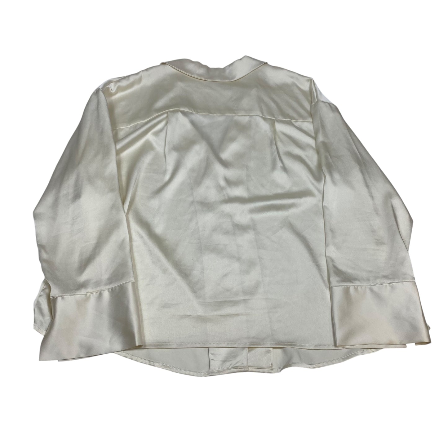 Top Ls By Future Collective In Cream, Size:1X