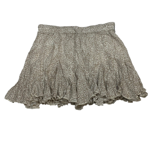 Skirt Mini & Short By Olivaceous In Animal Print, Size:L