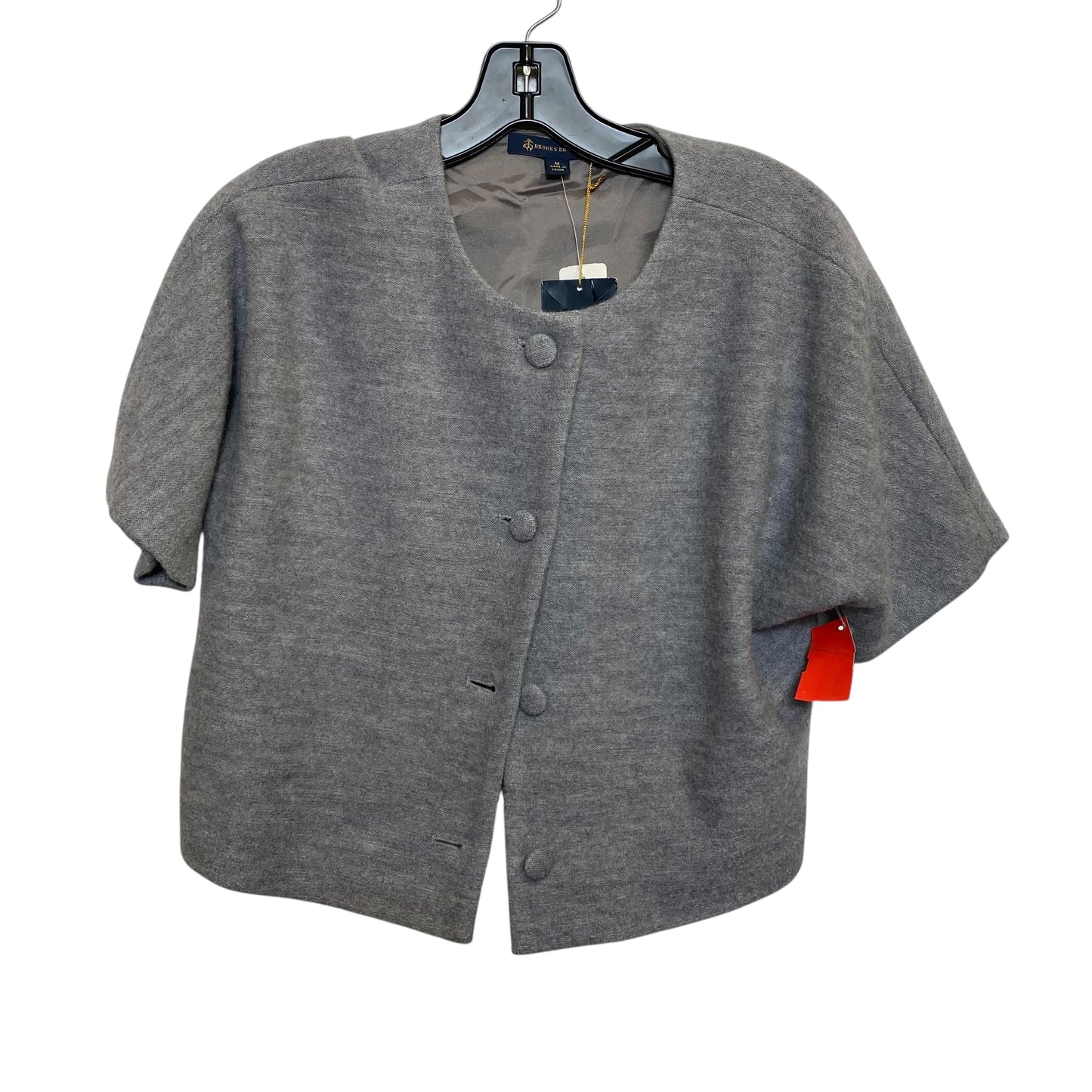 Cardigan By Brooks Brothers In Grey, Size:M