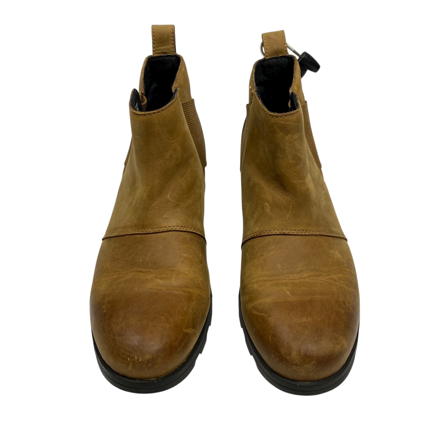 Boots Ankle Flats By Sorel In Brown, Size:9.5