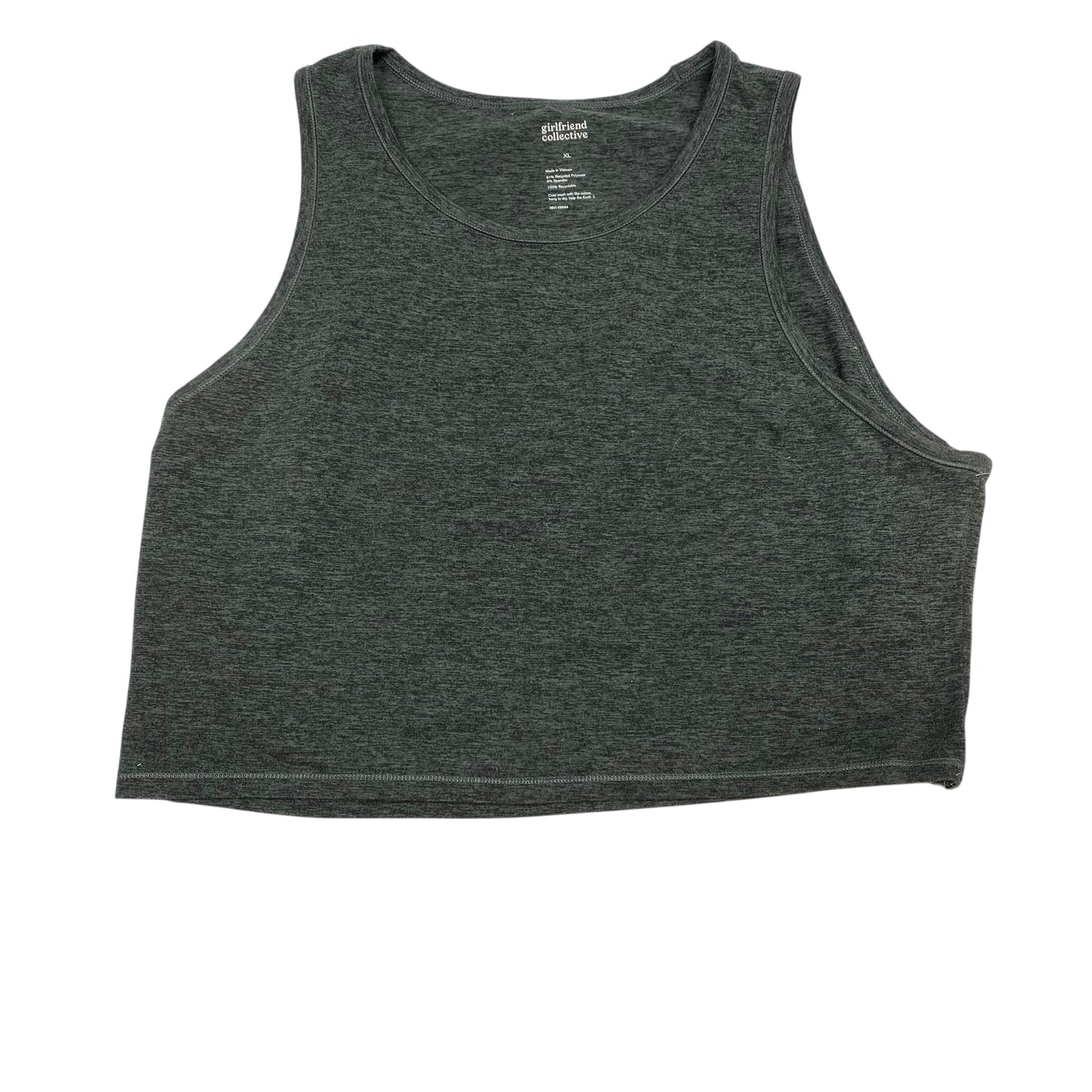 Athletic Tank Top By Girlfriend Collective In Grey, Size:Xl
