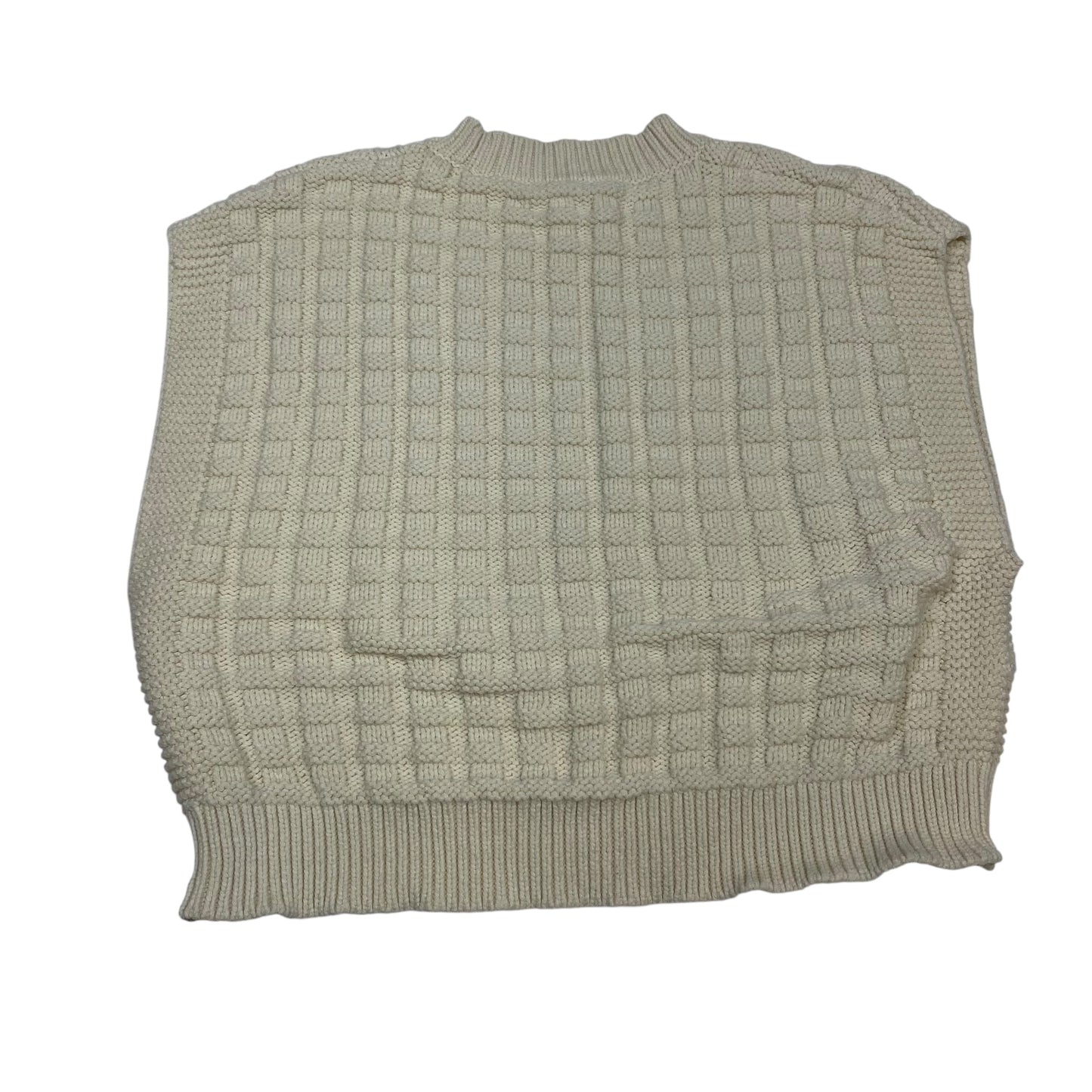 Vest Sweater By Madewell In Cream, Size:Xxl
