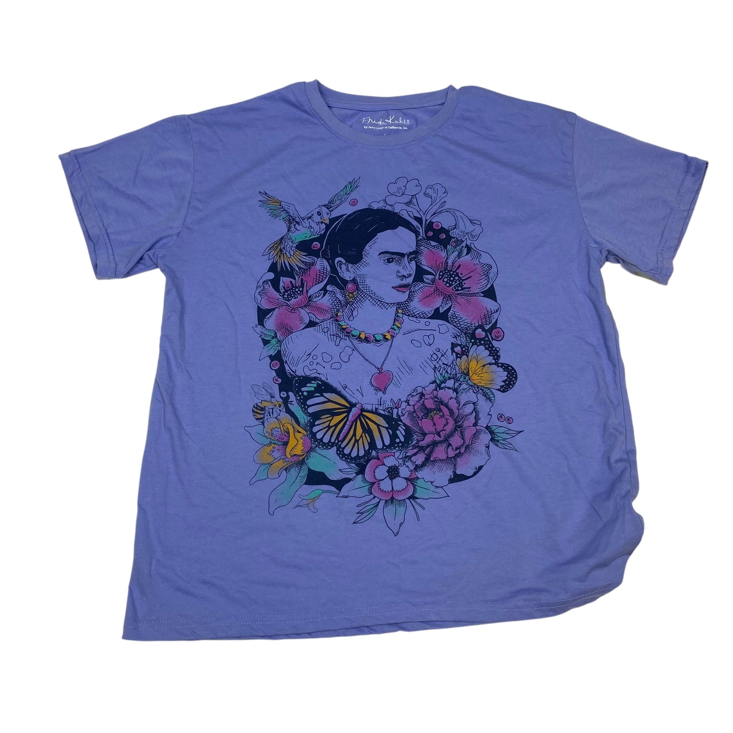 Top Ss By FRIDA KAHLO In Purple, Size:L