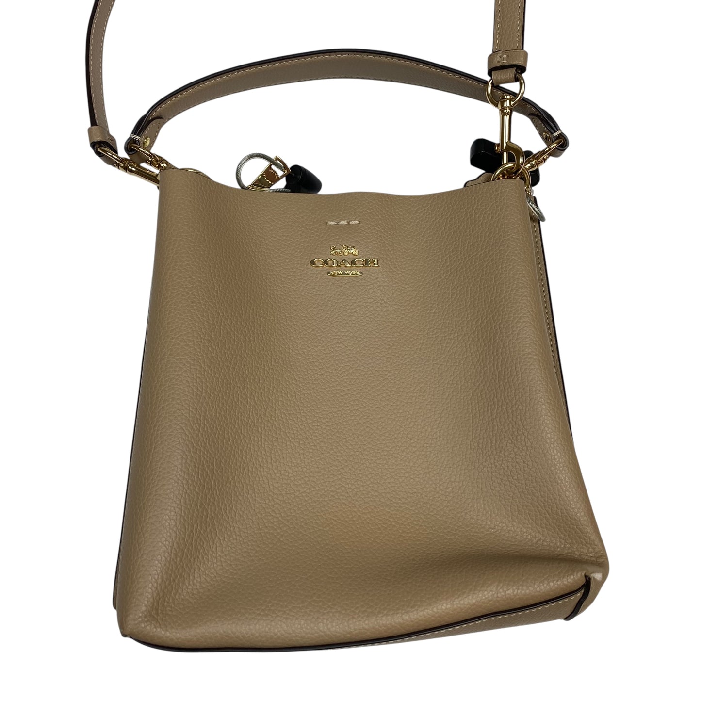 Crossbody Designer By Coach In Tan, Size:Medium