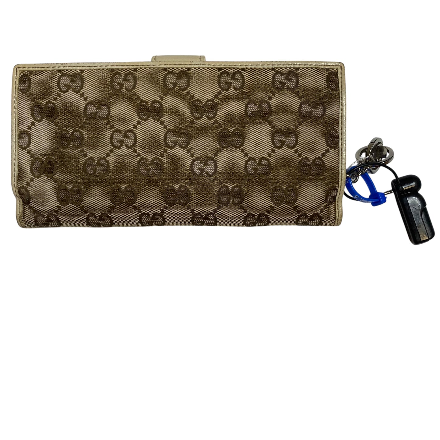 Wallet Luxury Designer By Gucci In Cream & Tan, Size:Medium