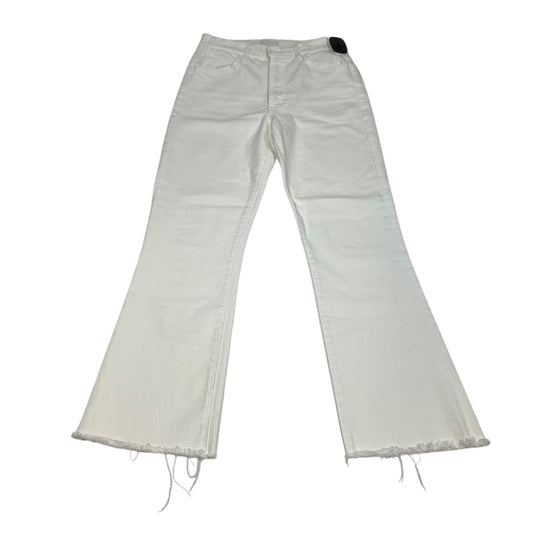 Jeans Designer By Mother In White Denim, Size:4