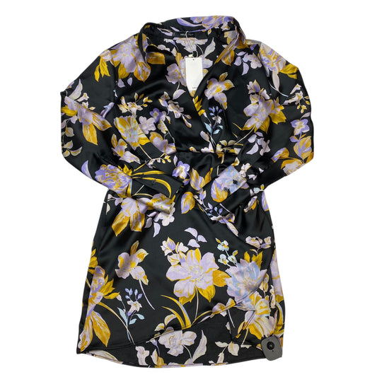 Dress Casual Short By Mng In Black & Purple, Size:M