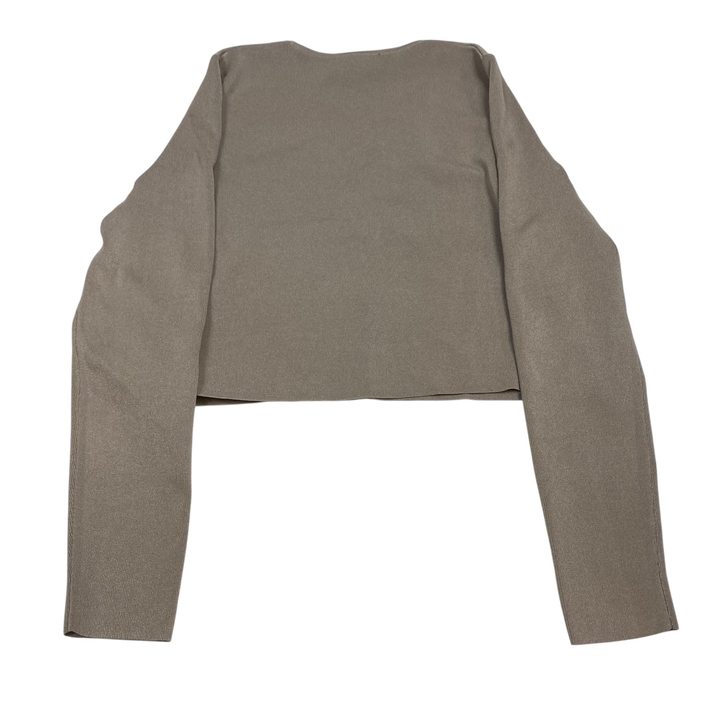 Cardigan By Express In Taupe, Size:L