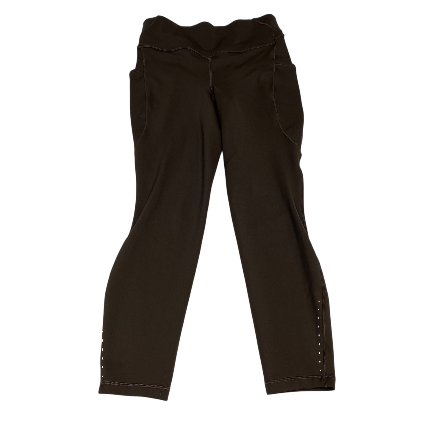 Athletic Leggings Designer By Lululemon In Brown, Size:M