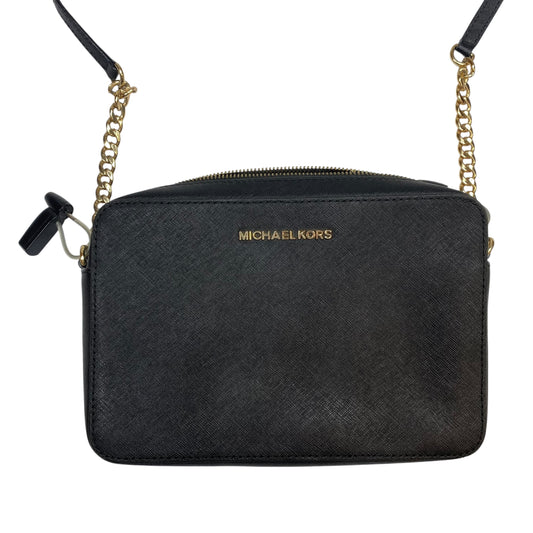 Crossbody Designer By Michael Kors In Black, Size:Medium