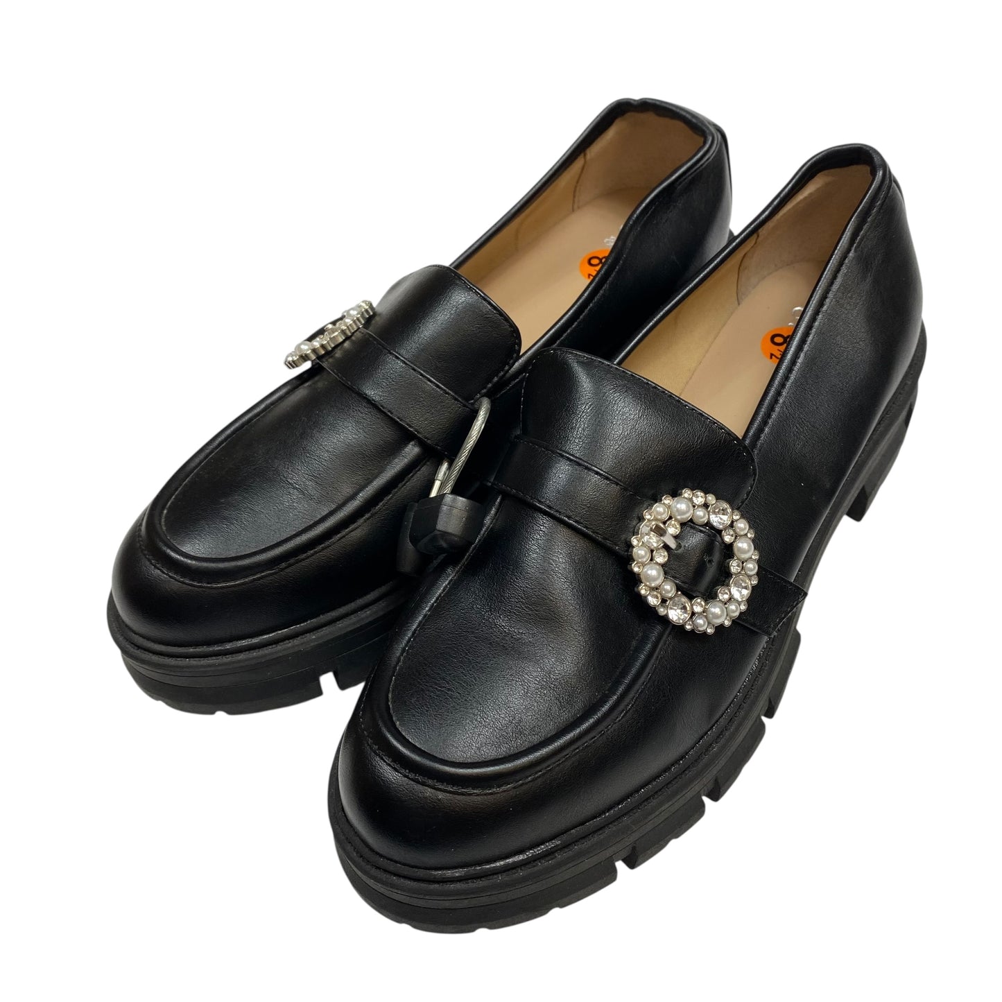 Shoes Heels Block By Crown And Ivy In Black, Size:8.5