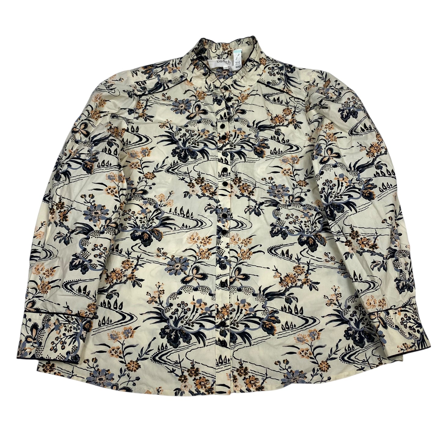 TOP LS by Ba & Sh in CREAM & GREY, Size:XS