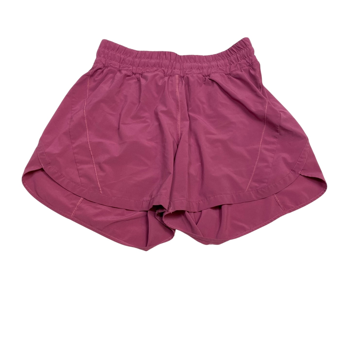 Athletic Shorts Designer By Lululemon In Pink, Size:M