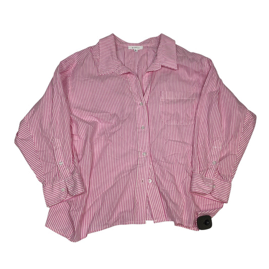 Top Ls By Mable In Pink & White, Size:M