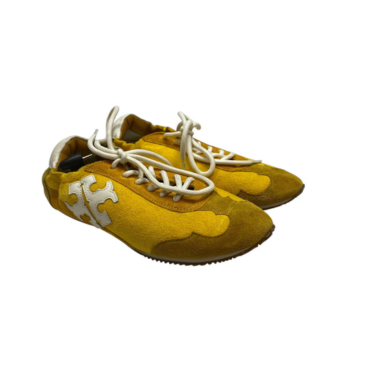 Shoes Designer By Tory Burch In Yellow, Size:6