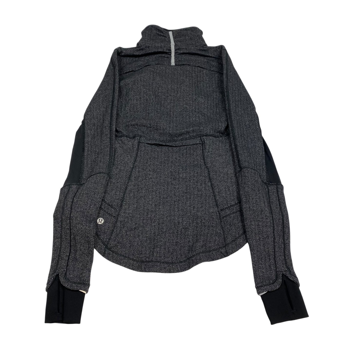 Athletic Jacket Designer By Lululemon In Black, Size:S