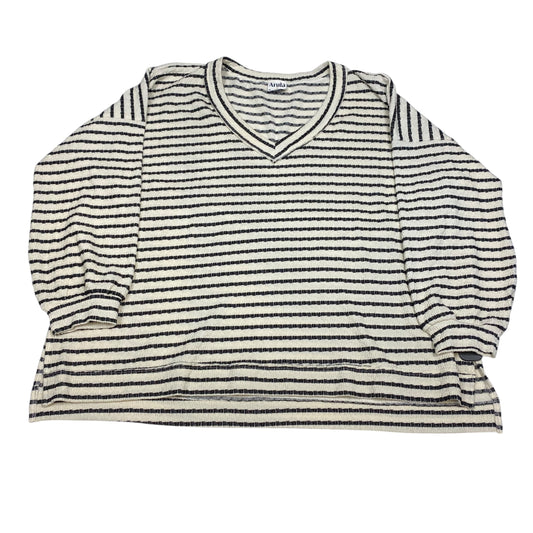 Top Ls By Arula In Black & White, Size:2X