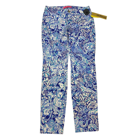 Pants Designer By Lilly Pulitzer In Blue, Size:0
