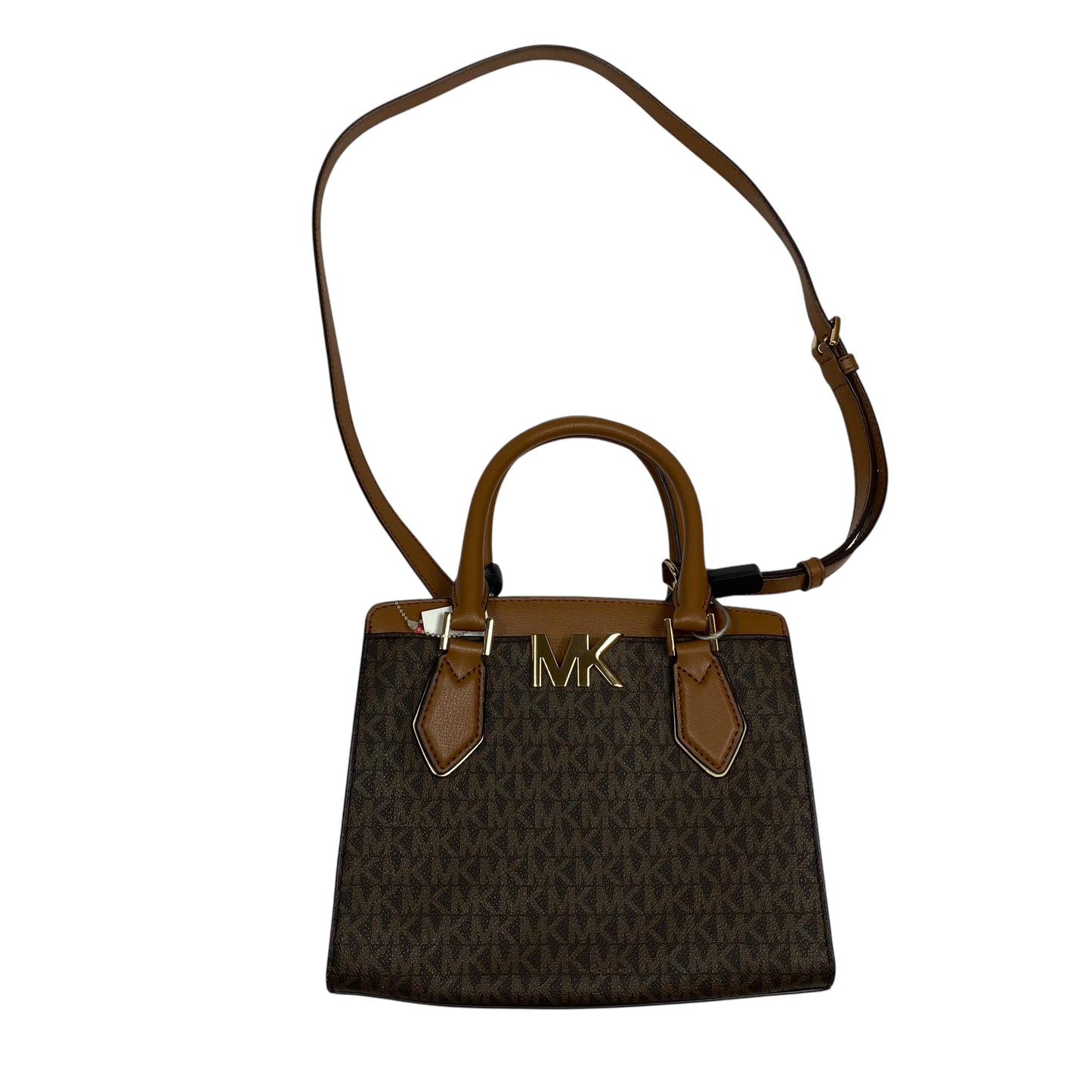 Crossbody Designer By Michael Kors In Brown, Size:Small