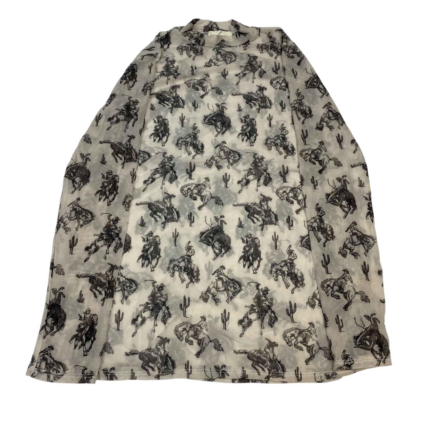 Top Ls By Avery In Black & Cream, Size:S