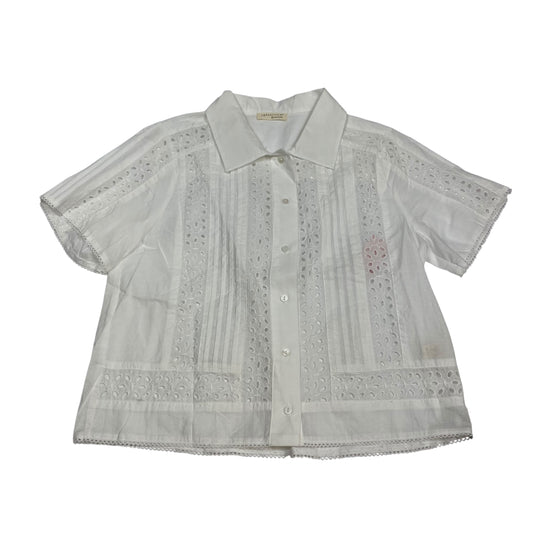 Top Ss By Love Stitch In White, Size:S