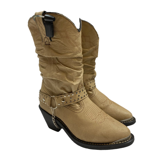 Boots Western By   Clothes Mentor In Tan, Size:6
