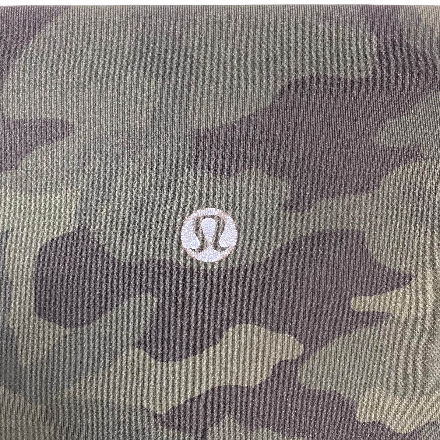 Athletic Leggings Capris Designer By Lululemon In Camouflage Print, Size:M